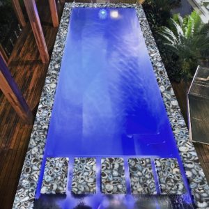 Precious Stone AGATE Blue Light