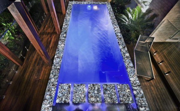Precious Stone AGATE Blue Light