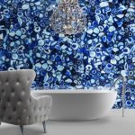 Precious Stone AGATE Blue Dark 3
