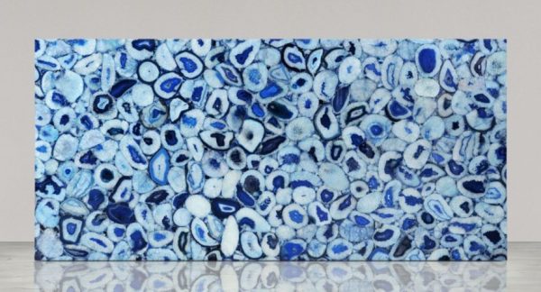 Precious Stone AGATE Blue Light