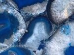 Precious Stone AGATE Blue Dark
