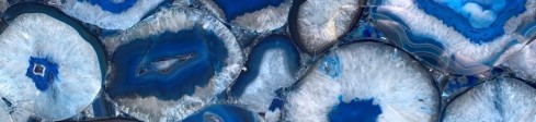 Precious Stone AGATE Blue Dark