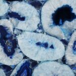 Precious Stone AGATE Blue Light 6