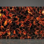 Precious Stone AGATE Black Diamond with Gold 3