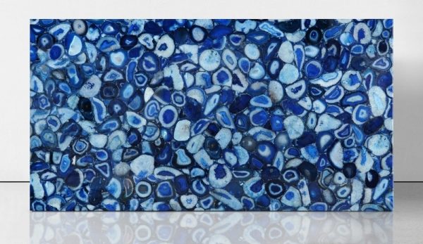 Precious Stone AGATE Blue Dark