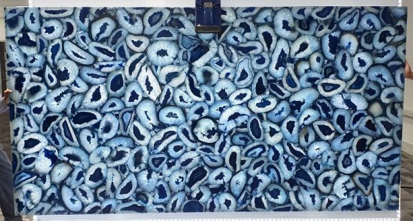 Precious Stone AGATE Blue Dark
